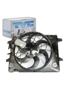 TYC Dual Radiator and Condenser Fan Assembly