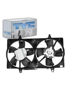 TYC Dual Radiator and Condenser Fan Assembly