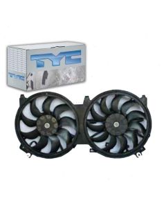 TYC Dual Radiator and Condenser Fan Assembly