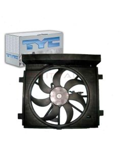 TYC Dual Radiator and Condenser Fan Assembly
