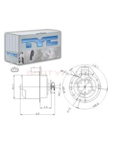 TYC Engine Cooling Fan Motor