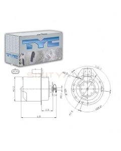 TYC Engine Cooling Fan Motor