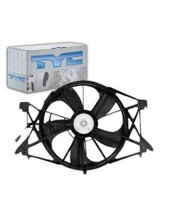 TYC Dual Radiator and Condenser Fan Assembly