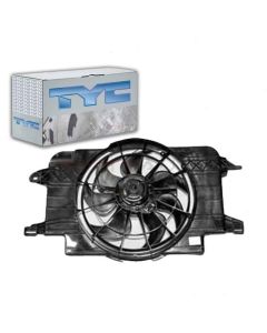 TYC Dual Radiator and Condenser Fan Assembly