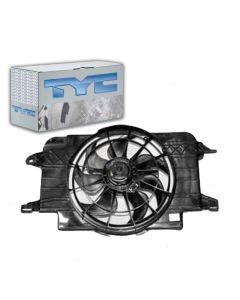 TYC Dual Radiator and Condenser Fan Assembly