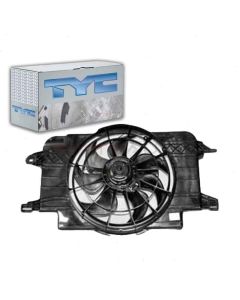 TYC Dual Radiator and Condenser Fan Assembly