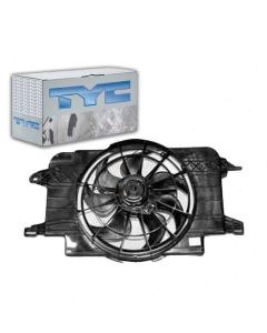 TYC Dual Radiator and Condenser Fan Assembly