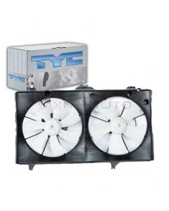 TYC Dual Radiator and Condenser Fan Assembly