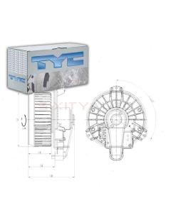TYC HVAC Blower Motor