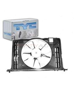 TYC Dual Radiator and Condenser Fan Assembly