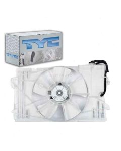 TYC Dual Radiator and Condenser Fan Assembly