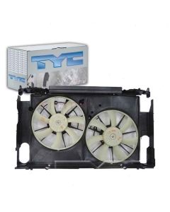 TYC Dual Radiator and Condenser Fan Assembly