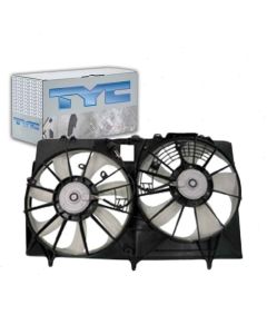 TYC Dual Radiator and Condenser Fan Assembly