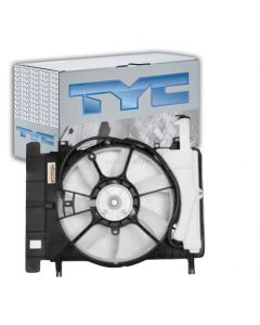 TYC Dual Radiator and Condenser Fan Assembly
