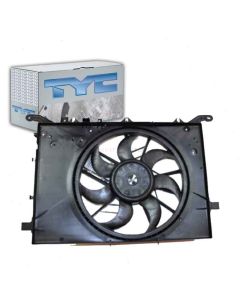 TYC Dual Radiator and Condenser Fan Assembly
