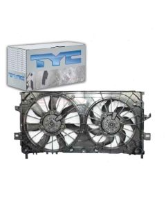 TYC Dual Radiator and Condenser Fan Assembly