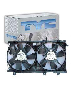 TYC Dual Radiator and Condenser Fan Assembly