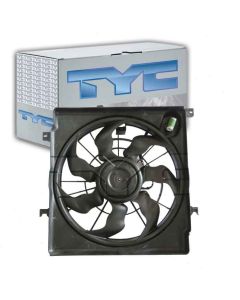 TYC Dual Radiator and Condenser Fan Assembly