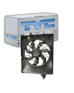TYC Dual Radiator and Condenser Fan Assembly