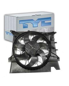TYC Dual Radiator and Condenser Fan Assembly