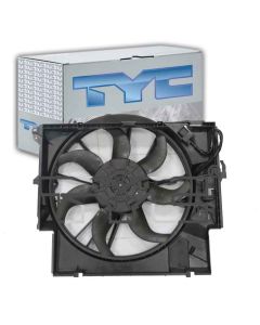 TYC Dual Radiator and Condenser Fan Assembly