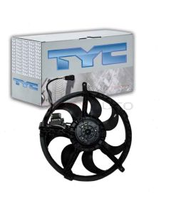 TYC Dual Radiator and Condenser Fan Assembly