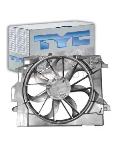 TYC Dual Radiator and Condenser Fan Assembly