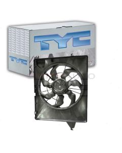 TYC Dual Radiator and Condenser Fan Assembly