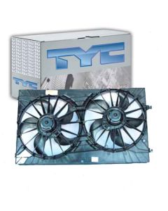 TYC Dual Radiator and Condenser Fan Assembly