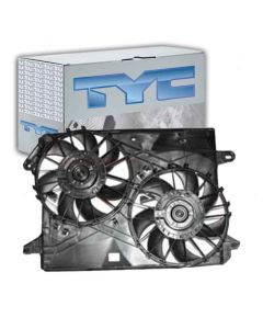 TYC Dual Radiator and Condenser Fan Assembly