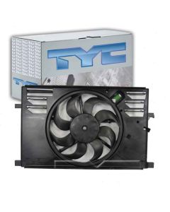 TYC Dual Radiator and Condenser Fan Assembly