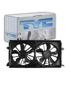 TYC Dual Radiator and Condenser Fan Assembly