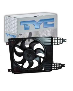 TYC Dual Radiator and Condenser Fan Assembly