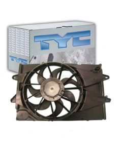 TYC Dual Radiator and Condenser Fan Assembly
