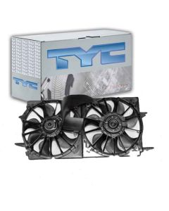 TYC Dual Radiator and Condenser Fan Assembly