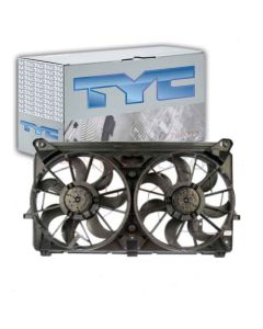 TYC Dual Radiator and Condenser Fan Assembly
