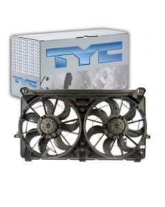 TYC Dual Radiator and Condenser Fan Assembly