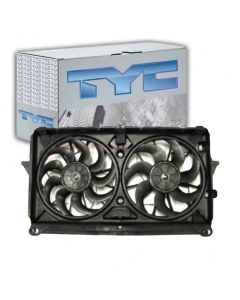 TYC Dual Radiator and Condenser Fan Assembly