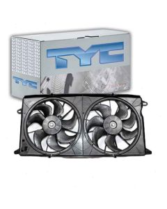 TYC Dual Radiator and Condenser Fan Assembly