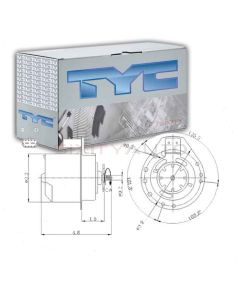 TYC Engine Cooling Fan Motor