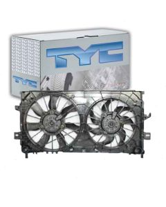 TYC Dual Radiator and Condenser Fan Assembly