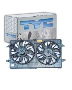 TYC Dual Radiator and Condenser Fan Assembly