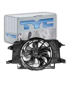 TYC Dual Radiator and Condenser Fan Assembly