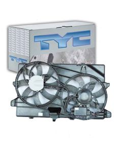 TYC Dual Radiator and Condenser Fan Assembly