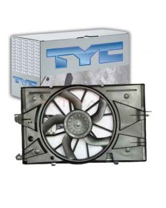 TYC Dual Radiator and Condenser Fan Assembly