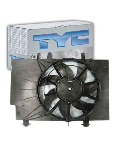 TYC Dual Radiator and Condenser Fan Assembly