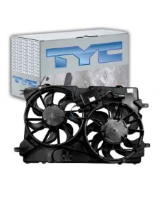 TYC Dual Radiator and Condenser Fan Assembly