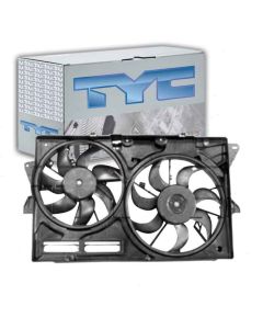 TYC Dual Radiator and Condenser Fan Assembly