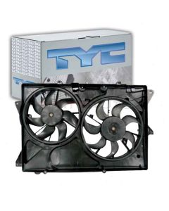 TYC Dual Radiator and Condenser Fan Assembly