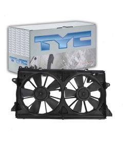 TYC Dual Radiator and Condenser Fan Assembly